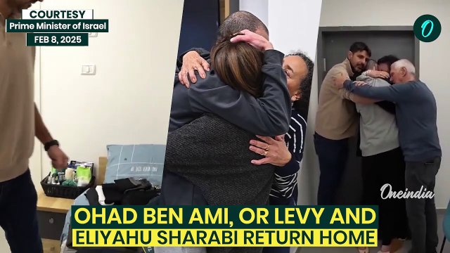 VIDEO| Hamas-Released Hostages’ Emotional Reunion With Families| Israeli Hostages Return Home