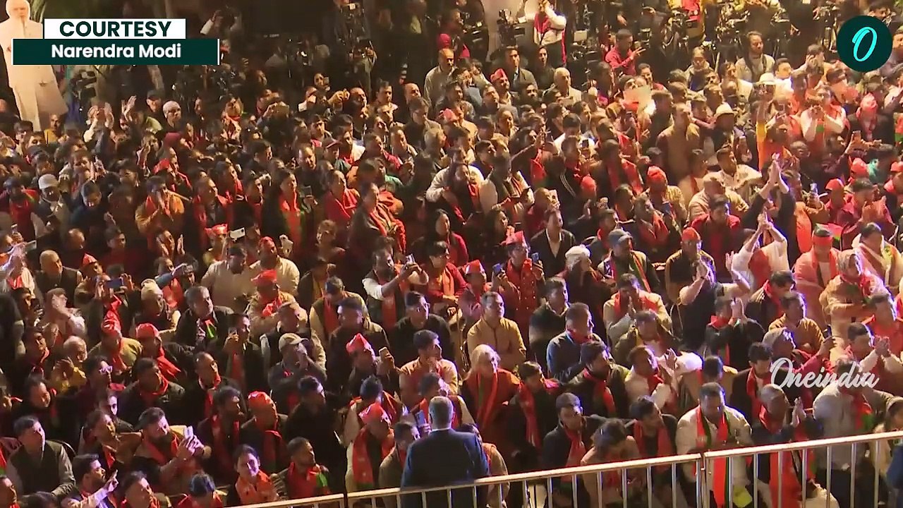 Delhi Election Results 2025| PM Modi’s First Reaction After BJP’s Historic Win Against AAP, Congress