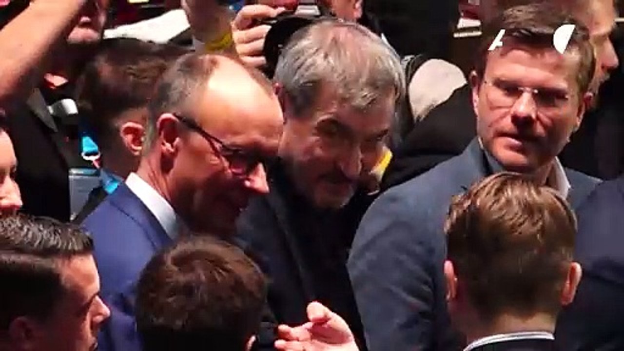 CSU-Parteitag: Merz und Söder schließen Zusammenarbeit mit AfD aus