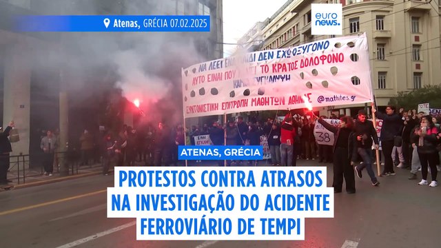 Investigação de acidente ferroviário leva a megaprotestos em Atenas