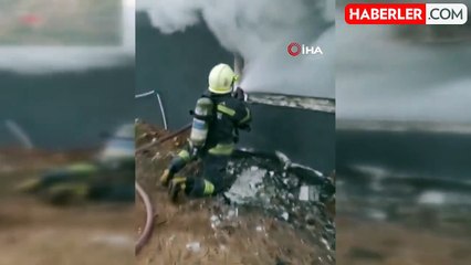 Bodrum'da Prefabrik Evde Yangın: 1 Yaralı