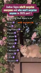 Zodiac Sing Who'll Surprise  Everyone And Who Won't Surprise  Anyone in 2025 part 1