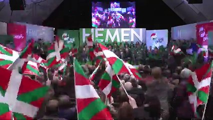 Andoni Ortuzar, en la campaña de las generales de 2019