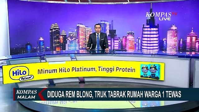 Diduga Rem Blong, Truk Tabrak Pemotor dan Rumah Warga, 1 Korban Tewas