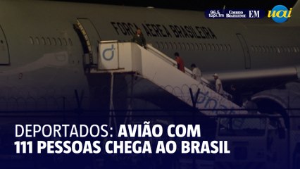Outro avião com deportados chega ao Brasil