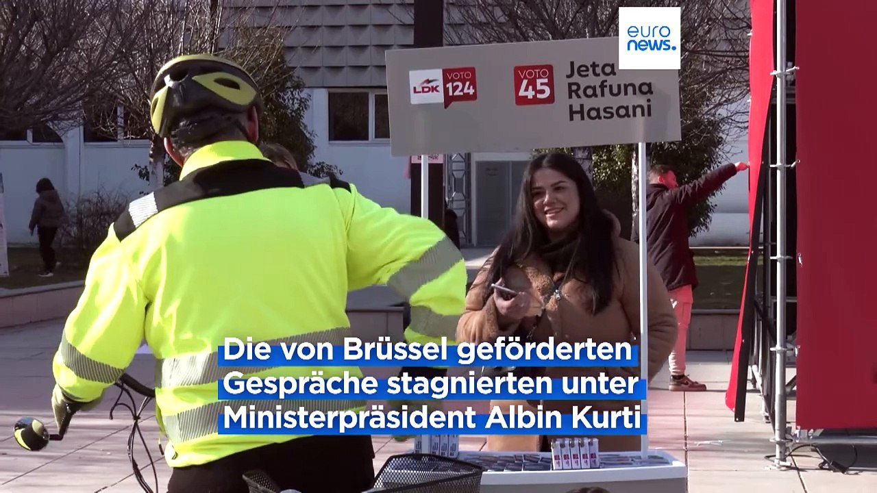 Wahlen im Kosovo - Ministerpräsident Kurti als Favorit