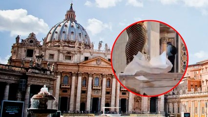 Italia: Hombre vandaliza la Basílica de San Pedro en El Vaticano