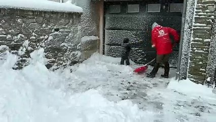 Neige dans le Pilat, les habitants du Bessat ravis !