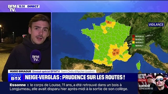 Neige-verglas: vigilance orange maintenue dans 4 départements