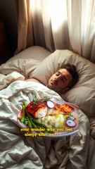 Why do we feel sleepy after eating fish?