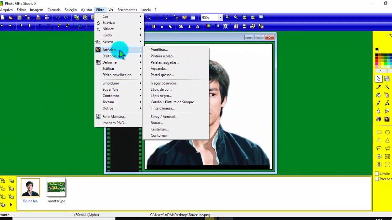 Como Transformar Uma Imagem ou Foto Para Desenho Com o PhotoFiltre