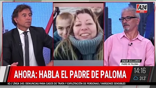 A24.com - 📣 ＂TODOS QUEREMOS JUSTICIA POR PALOMA＂, LA PALABRA DEL PAPÁ ＂Con Josué querían lleg