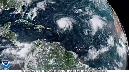 Amazing Time-Lapse Of Hurricane Lee From Space