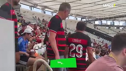 Rodolfo Landim, ex-presidente do Flamengo, no Maracanã