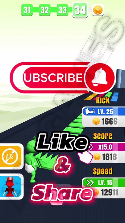 Stack Colors LVL 34 Gameplay FUN GAME #shorts #StackColors #fungames #viralvideo