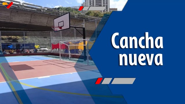 Deportes VTV | Inauguración de la cancha de usos múltiples “Eliécer Otaiza” en El Paraíso
