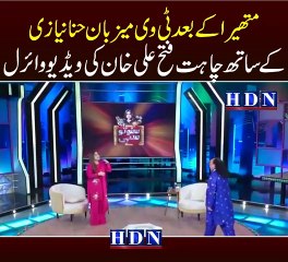 Chahat Fateh Ali Khan proposes to TV host on air