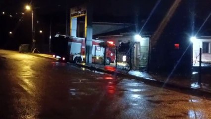 Sevgi Evlerinde yangın