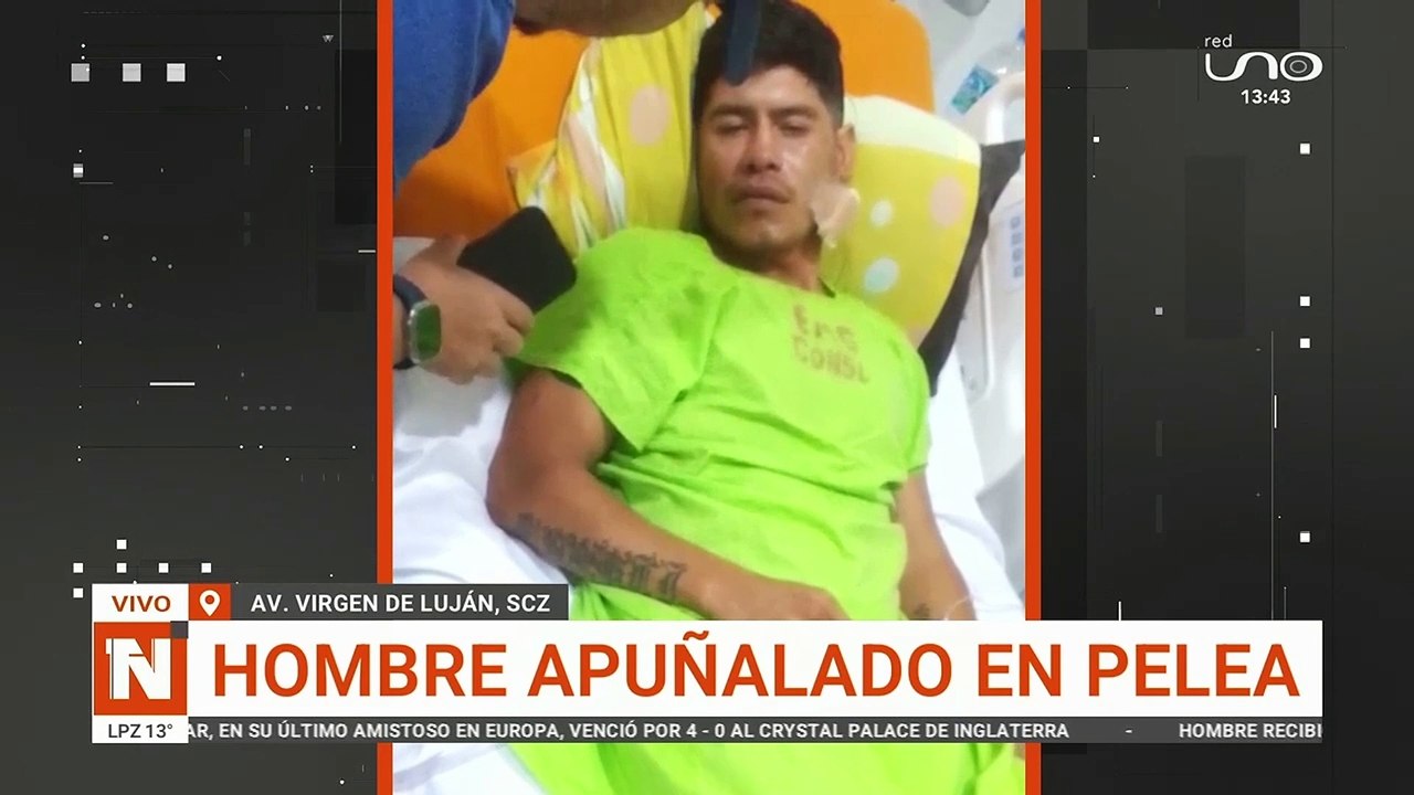 hombre atacado