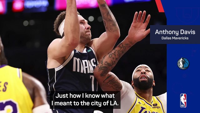 Davis understands what Doncic meant to Mavericks