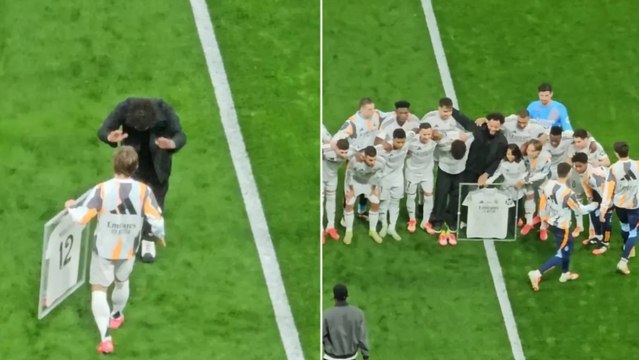 Así fue el espectacular homenaje del Bernabéu a Marcelo: el gesto de Modric, la última vez que sus botas pisaron el césped...