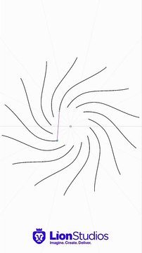 Mesmerizing Geometric Spiral Design for Creative Branding