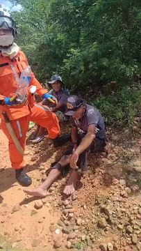 Idoso de 90 anos que estava desaparecido é resgatado pelo Corpo de Bombeiros na Bahia