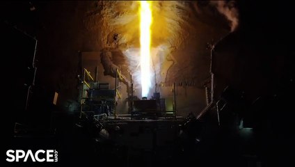 Blue Origin’s BE-4 Engine Gimble At Full Power During Hotfire Test
