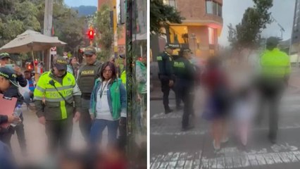 Doloroso: 15 niños fueron rescatados de la mendicidad en la Zona T de Chapinero, Bogotá