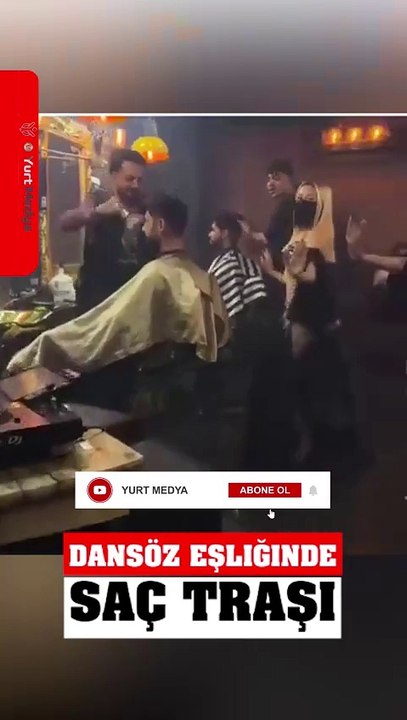 Berberin Yaratıcı Çözümü! Müşteriler Sıkılmasın Diye Dansöz Getirdi