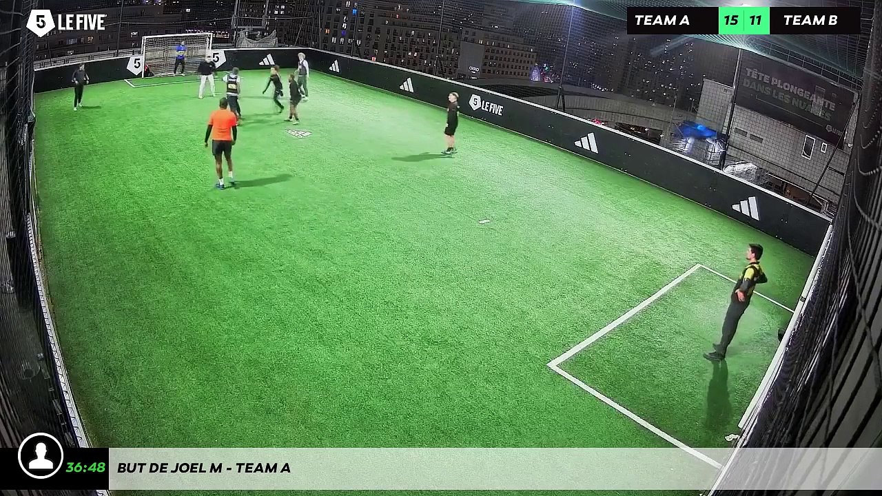 But de Joel M - Team A