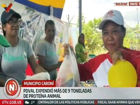 Bolívar | Feria del Campo Soberano favoreció a 7 Clap con alimentos proteicos en el municipio Caroní