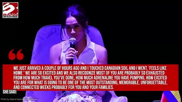 Meghan, Duchess of Sussex made an impromptu speech at the Invictus Games