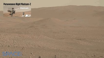 Mars Helicopter Ingenuity Takes Off And Spins As Perseverance Watches