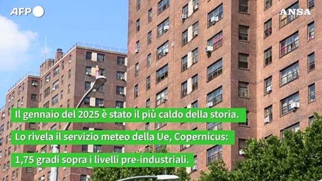 Anche a gennaio la febbre della Terra non si placa