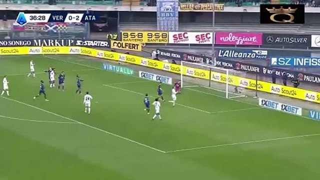 الدوري الايطالي ملخص هيلاس فيرونا ضد اتالانتا