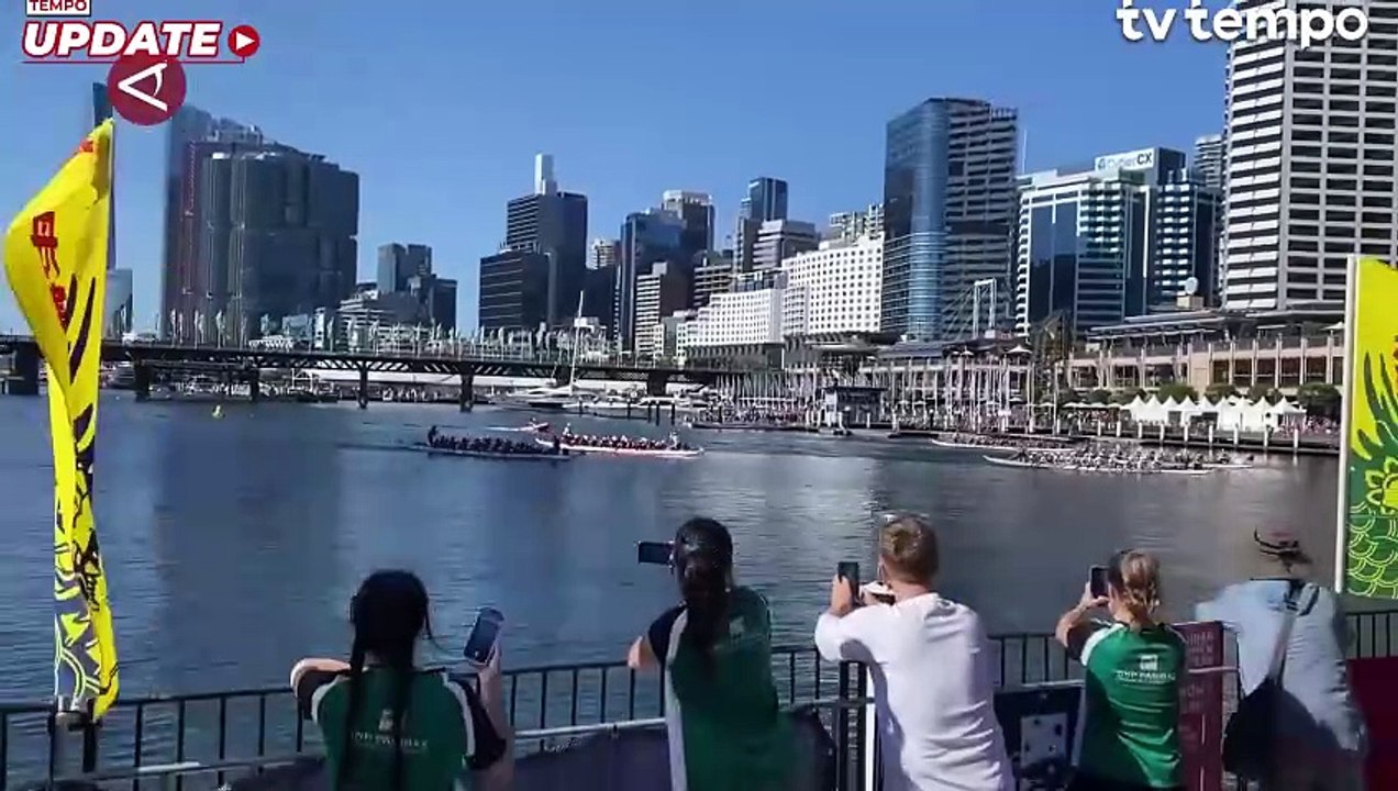 Perayaan Imlek di Sydney Gelar Festival Perahu Naga Terbesar
