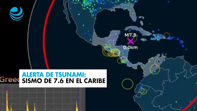 Alerta de tsunami: Sismo de 7.6 sacude el Caribe