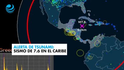 Alerta de tsunami: Sismo de 7.6 sacude el Caribe