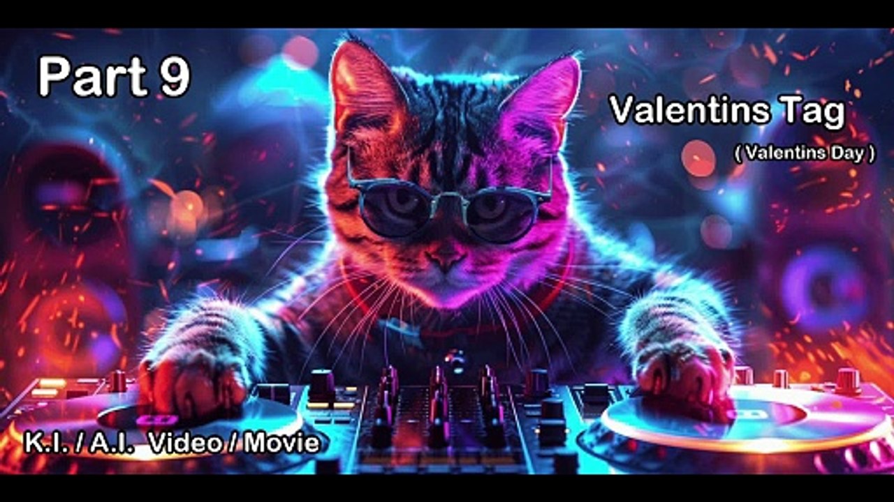 AI Cat am Valentins Tag Funny Cats Movie A.I. / K.I. Part 9