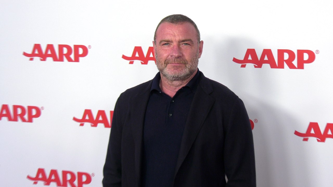 Liev Schreiber 2025 AARP's Movies for Grownups Awards Red Carpet