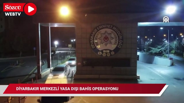 Diyarbakır merkezli yasa dışı bahis operasyonunda yakalanan 10 şüpheli tutuklandı