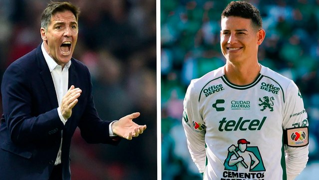 Eduardo Berizzo analiza el partido de James Rodríguez en el empete de León ante Toluca
