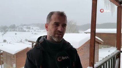 Bursa\'nın o ilçesinde kar kalınlığı 60 santimetreye ulaştı