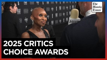 Hollywood stars walk Critics Choice Awards red carpet