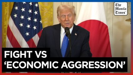 Trump says US, Japan will fight 'Chinese economic aggression'
