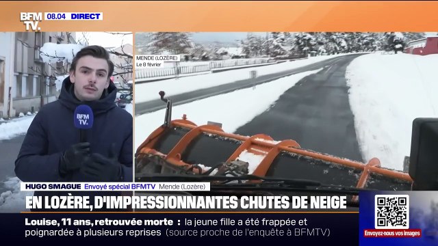 Lozère: jusqu'à 7.000 personnes ont été privées d'électricité après d'importantes chutes de neige