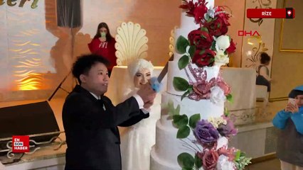 Rize'ye Çin'den damat