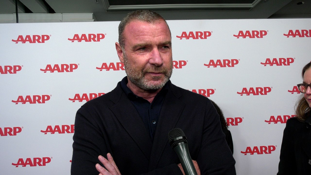 Liev Schreiber Red Carpet Interview 2025 AARP's Movies for Grownups Awards