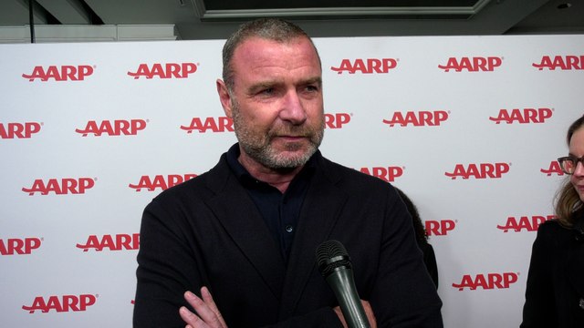 Liev Schreiber Red Carpet Interview 2025 AARP's Movies for Grownups Awards